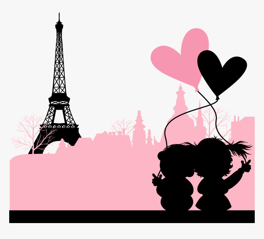 Valentine S Frases Clipart Valentine S Day Heart Gift - Parigi Innamorati, HD Png Download