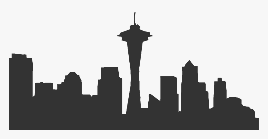 Cliparts Suggest Vectors - Seattle Skyline Silhouette Png, Transparent Png