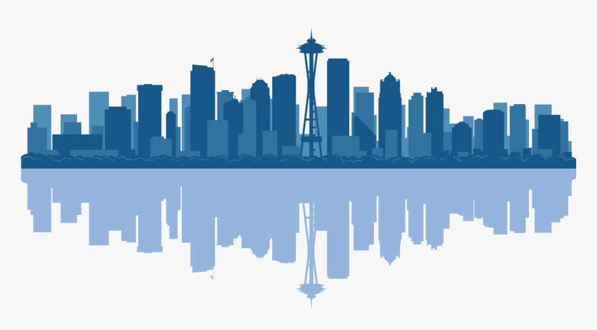 Seattle Skyline Sunrise, HD Png Download