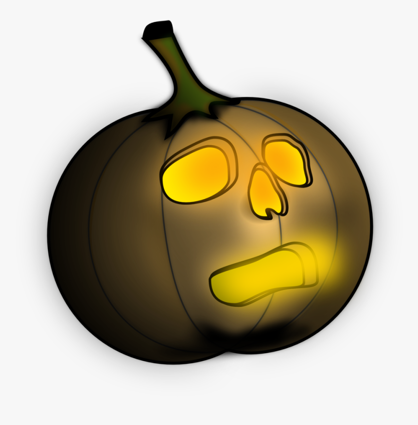 Free Colored - Pumpkin - Jack-o'-lantern, HD Png Download