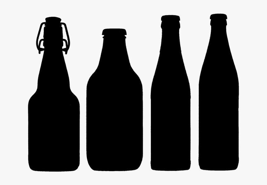 Bottle, Drinking, Drink, Silhouette - Drinking, HD Png Download