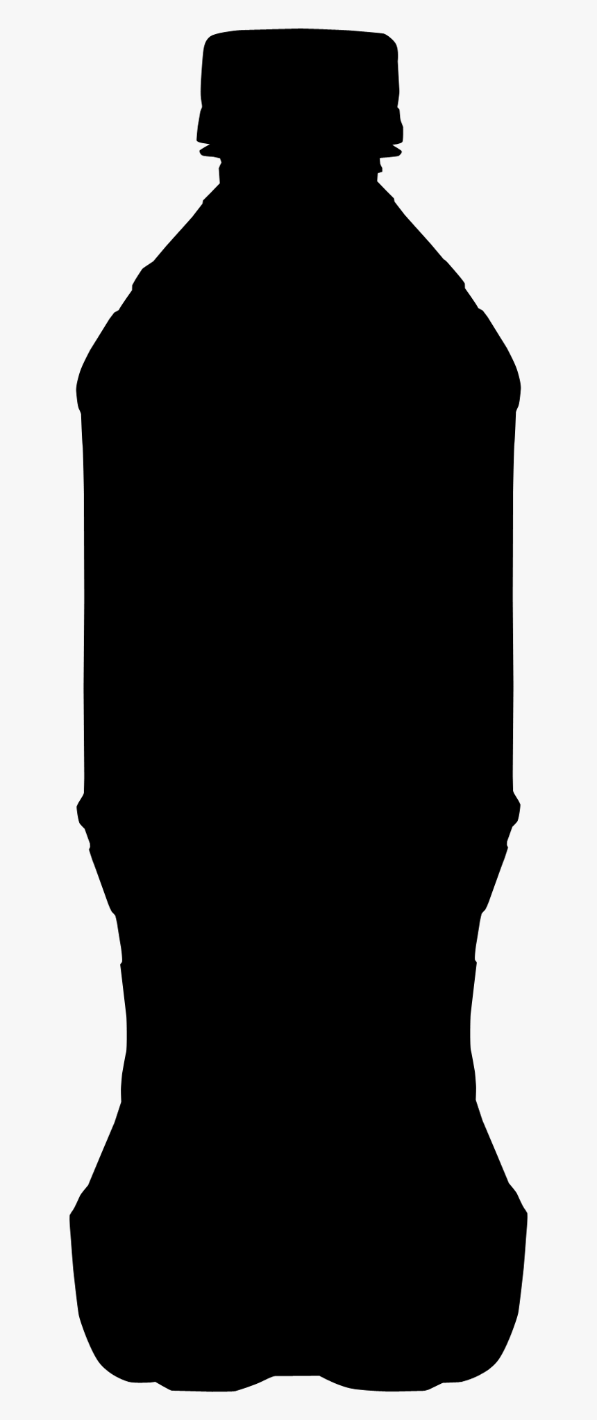 Bottle Product Design Shoulder Font - Plastic Bottle Bottle Silhouette Transparent, HD Png Download