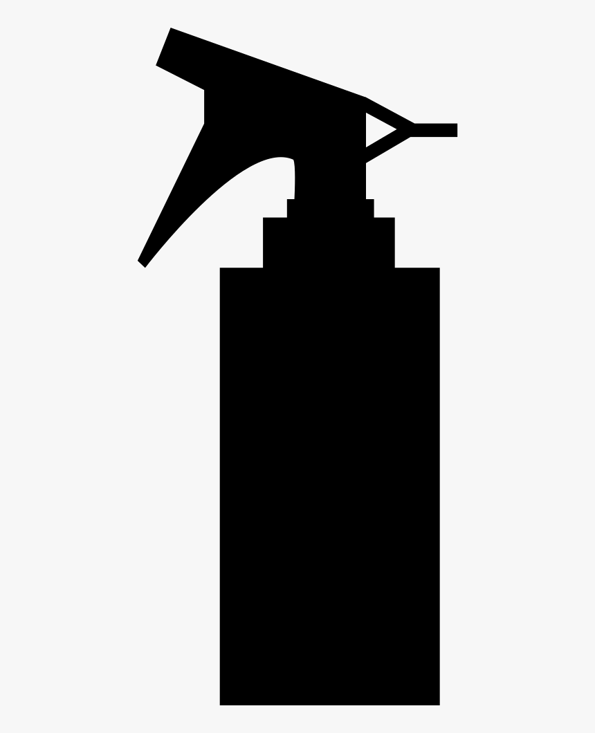 Spray Bottle Hair Salon Tool Silhouette - Spray Bottle Silhouette Png, Transparent Png