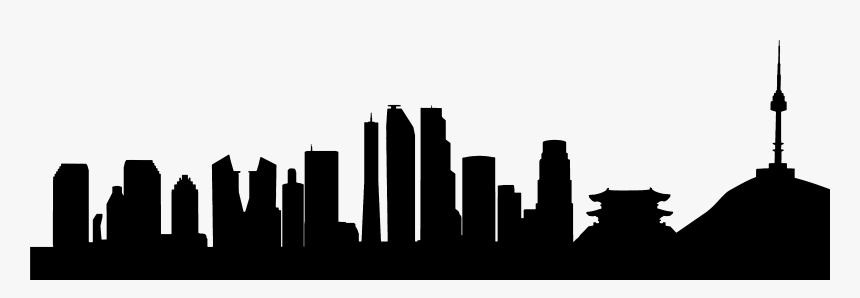 Seoul Skyline Photography Korean - Seoul Skyline Clipart, HD Png Download