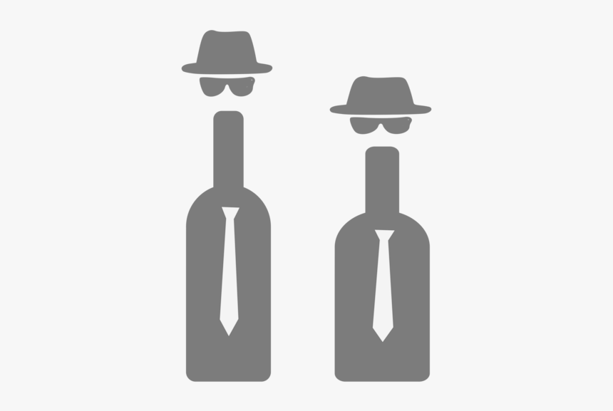 Silhouette,glass Bottle,rectangle - Glass Bottle, HD Png Download