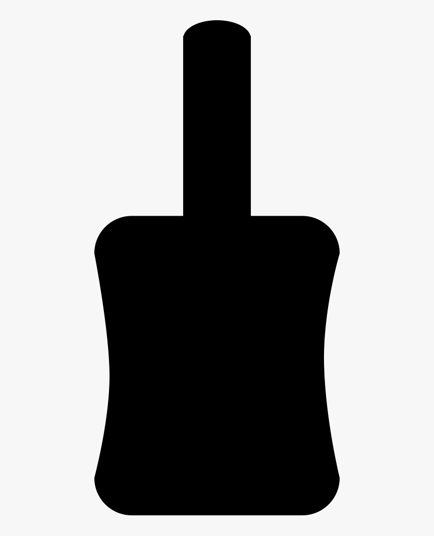 Nail Polish Bottle Silhouette Nail Polish Silhouette Png, Transparent Png , Transparent Png