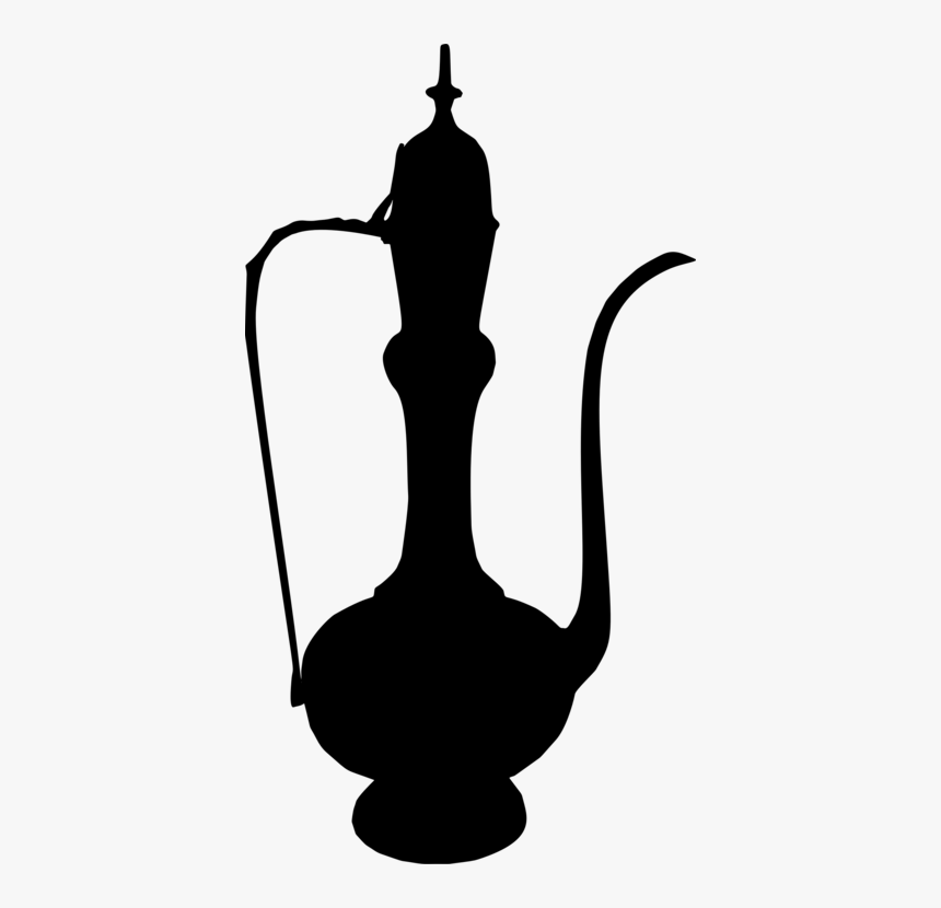 Wine Silhouette Jug Bottle Pitcher - Uae Arabic Coffee Pot, HD Png Download