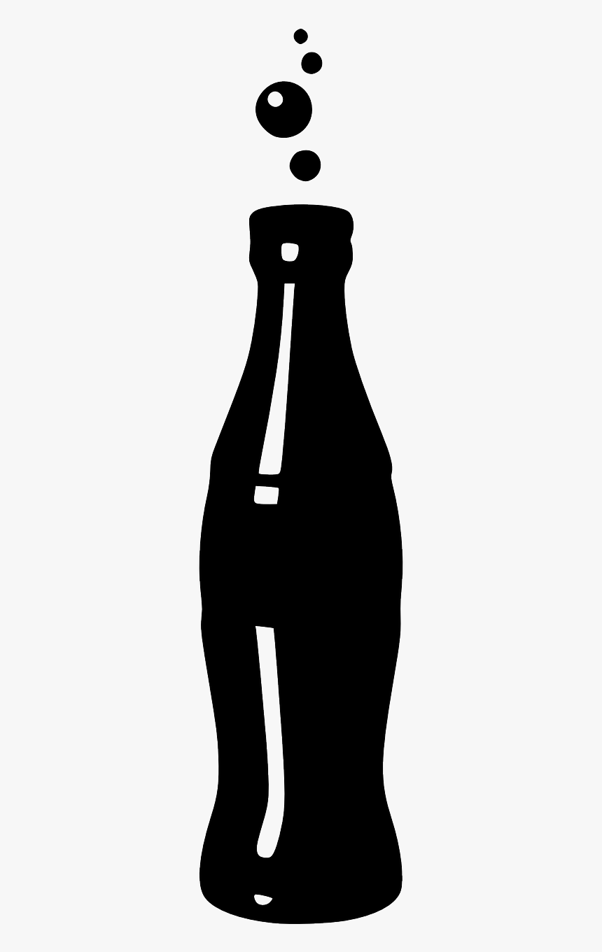 Coca Cola Silhouette Bottle, HD Png Download