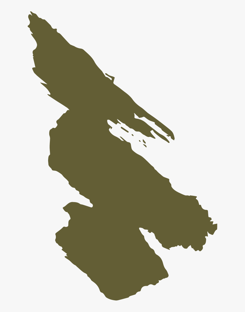 Salt Spring Island Silhouette, HD Png Download