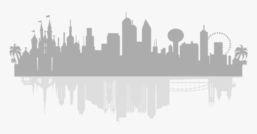 Timeisnow Official Mentoring, Brainstorming And Connecting - Silhouette Orlando Florida Skyline, HD Png Download