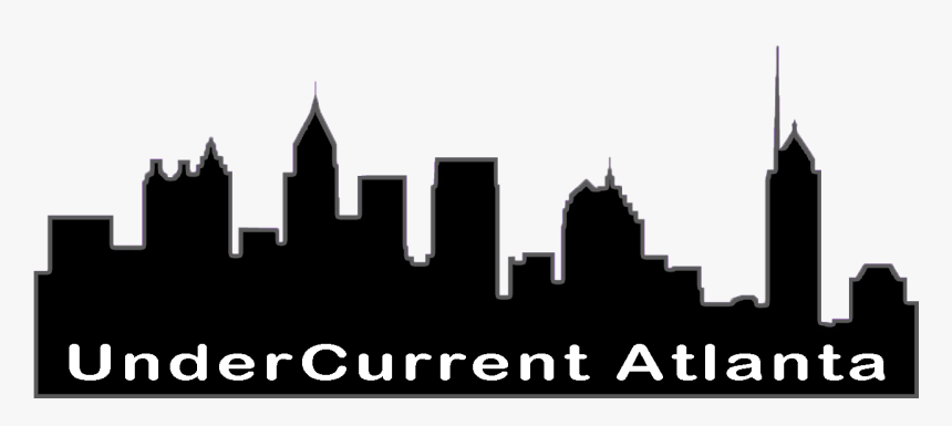 Atlanta Skyline Silhouette Banner - Atlanta Skyline Silhouette, HD Png Download