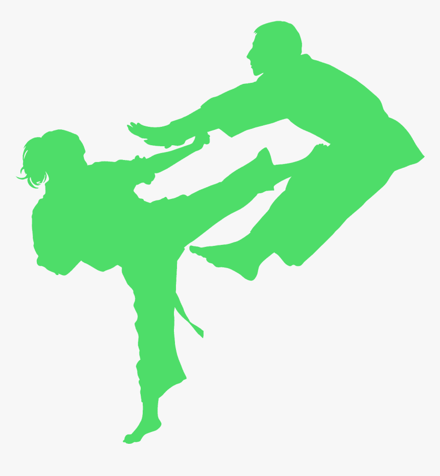 Siluetas De Karate, HD Png Download