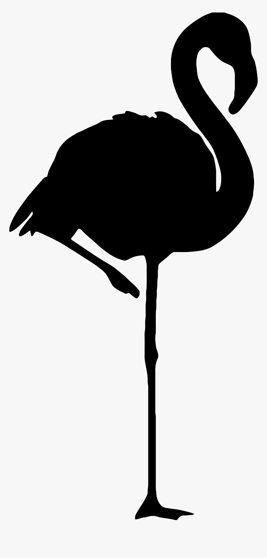 Flamingo Silhouette, HD Png Download
