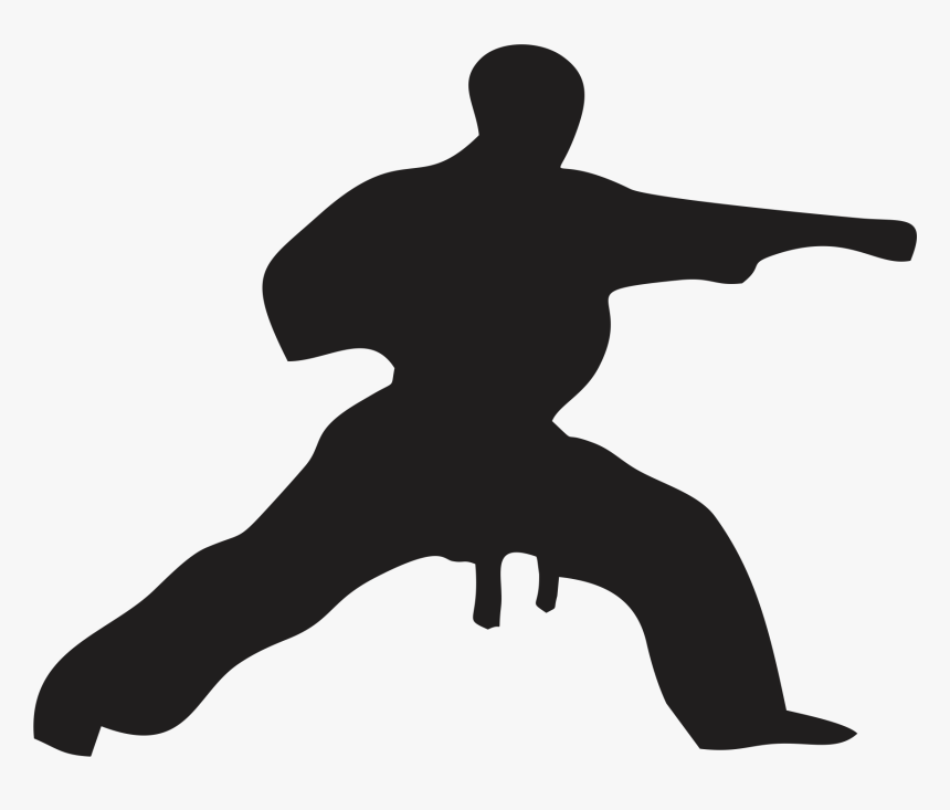 Transparent Punching Clipart - Martial Arts Vector Png, Png Download
