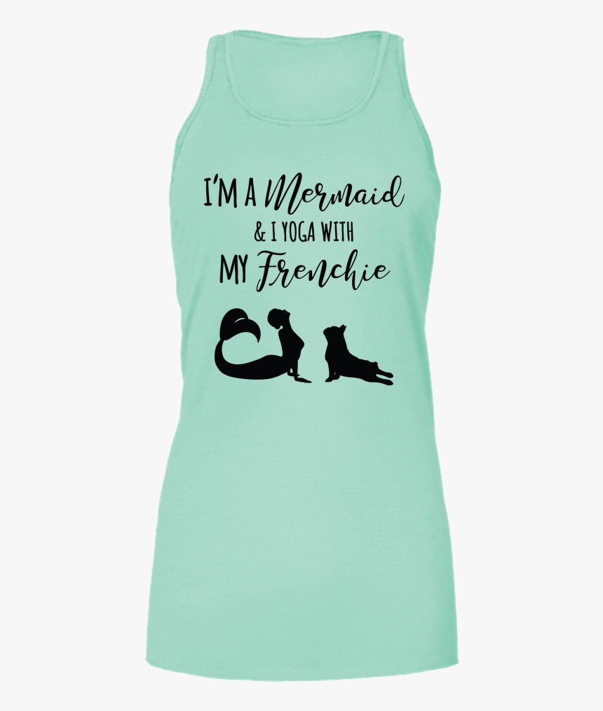 Printtech Bella Flowy Tank S / Mint Green Yoga Mermaid - Active Tank, HD Png Download
