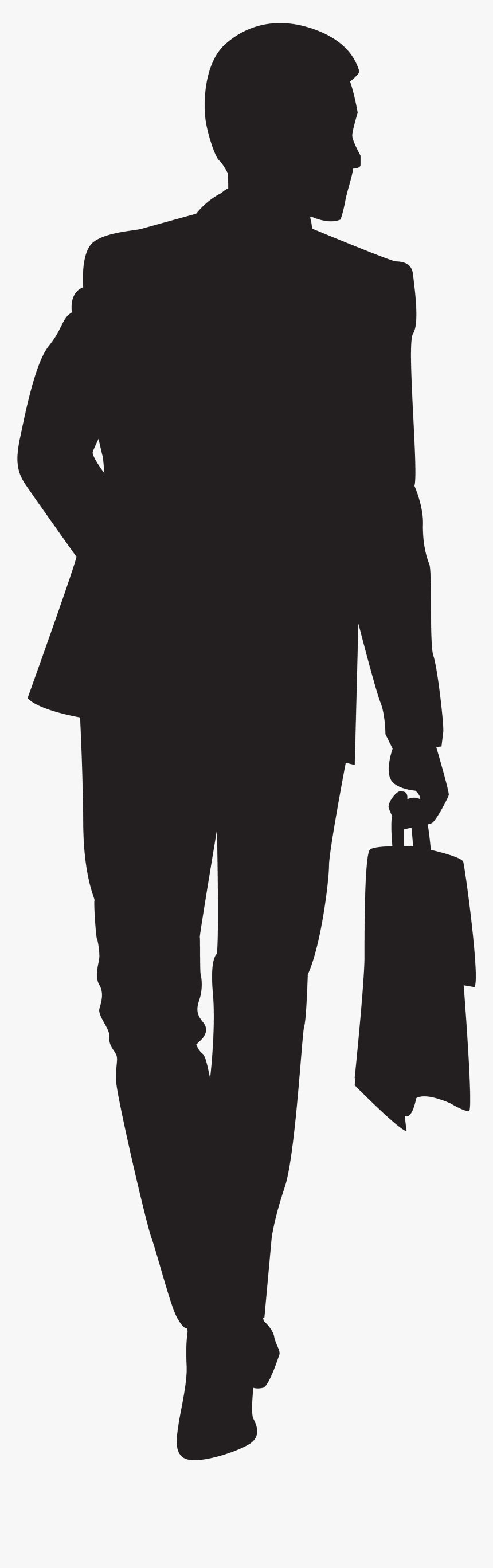 Business Man Silhouette Clipart , Png Download - Silhouette Businessman Clipart, Transparent Png