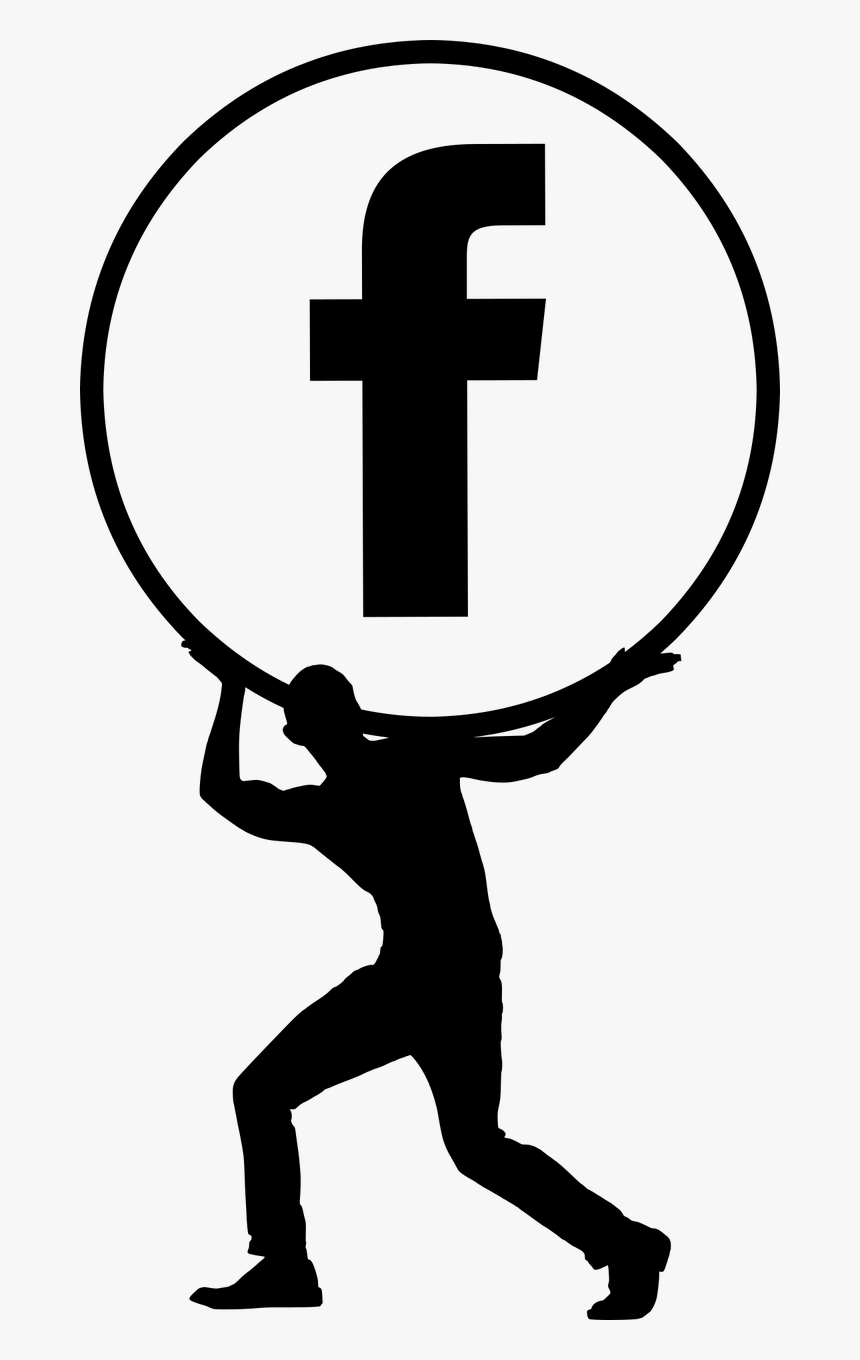 Silhouette Facebook Social Media Free Picture - Does Mark Zuckerberg Make Money From Facebook, HD Png Download