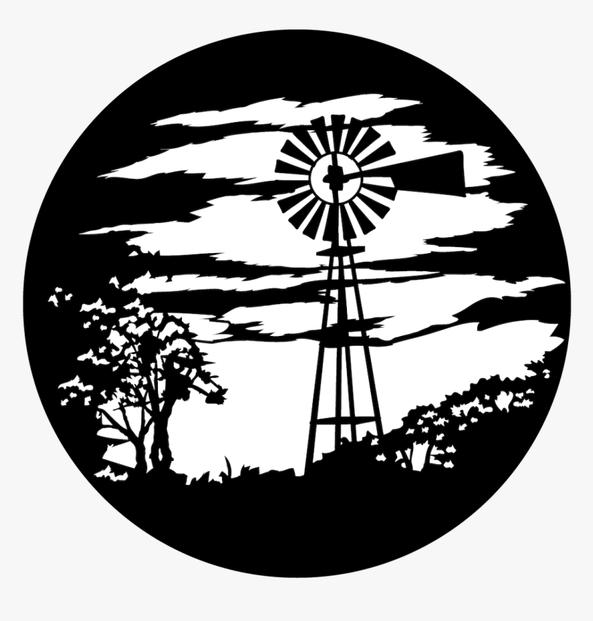 Apollo Windmill Western - Western Gobos, HD Png Download
