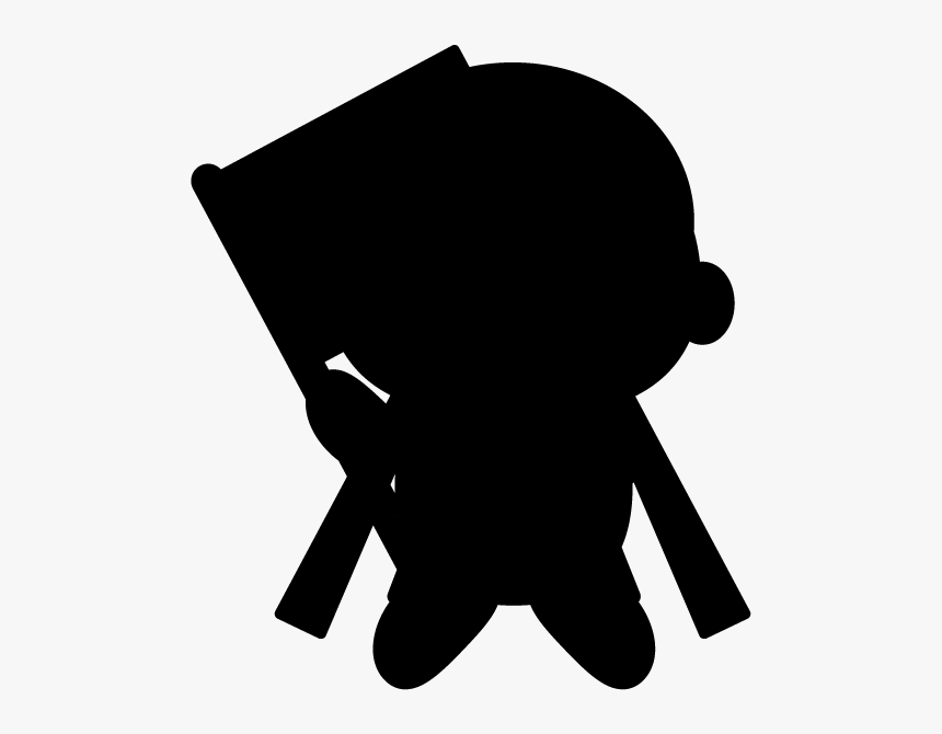 Bigfoot Silhouette Black And White Clip Art, HD Png Download