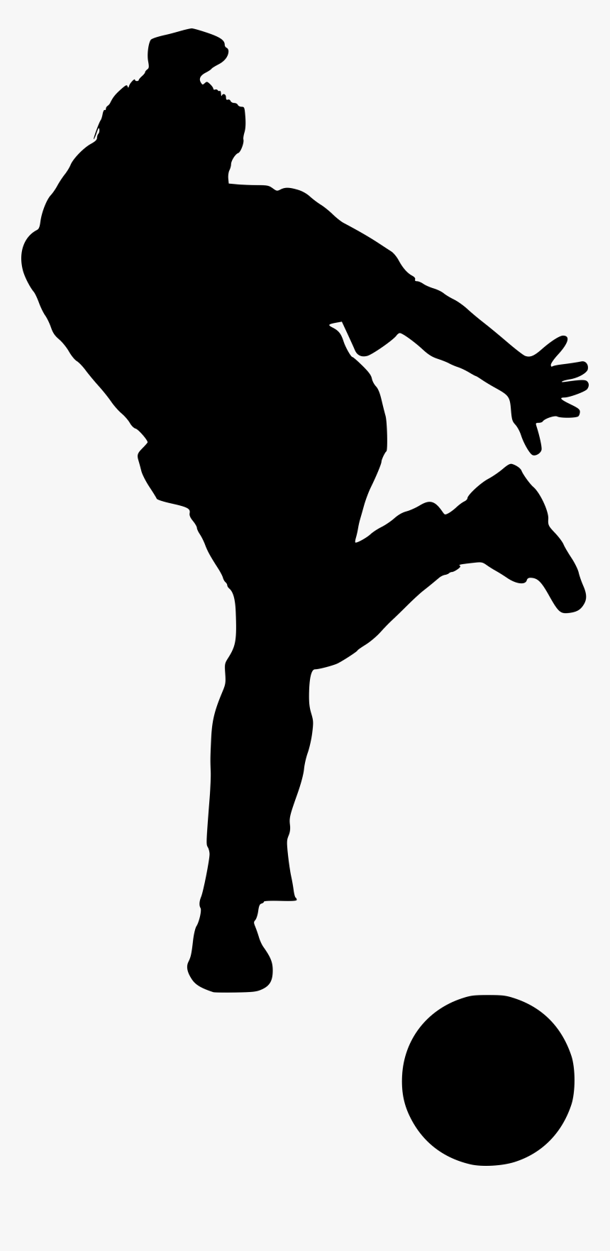 Silhouette Bowling Png, Transparent Png