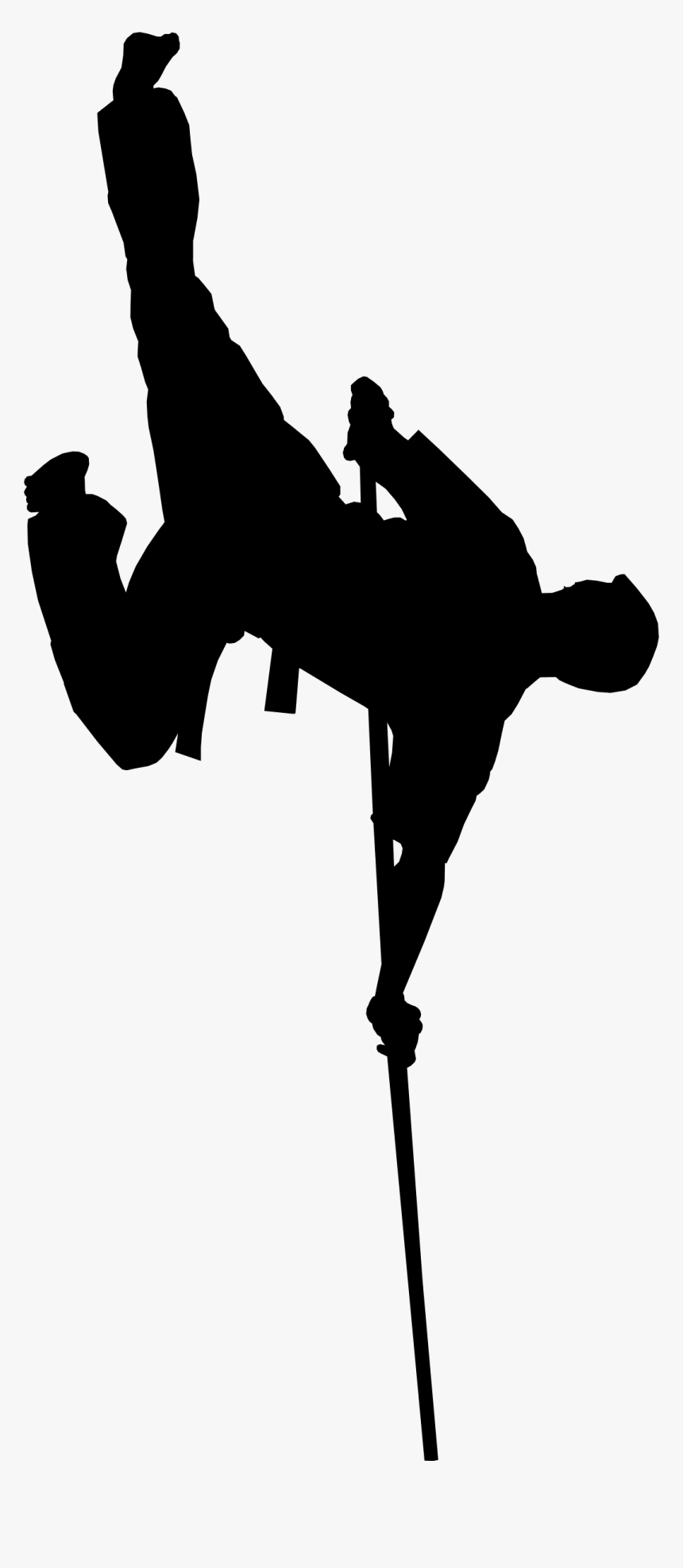 Chico Martial Arts Teaches Outdoor Self-defense - Silhouette, HD Png Download