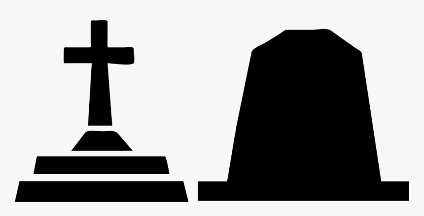 Cemetery Tombstones - Cross, HD Png Download