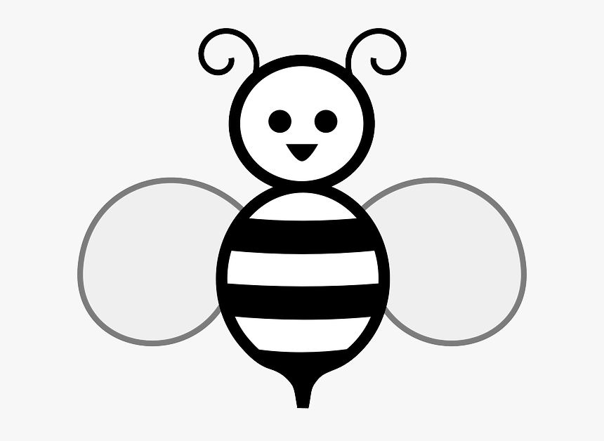 Clip Art Openclipart Bee Free Content Vector Graphics - Honey Bee Clip Art, HD Png Download