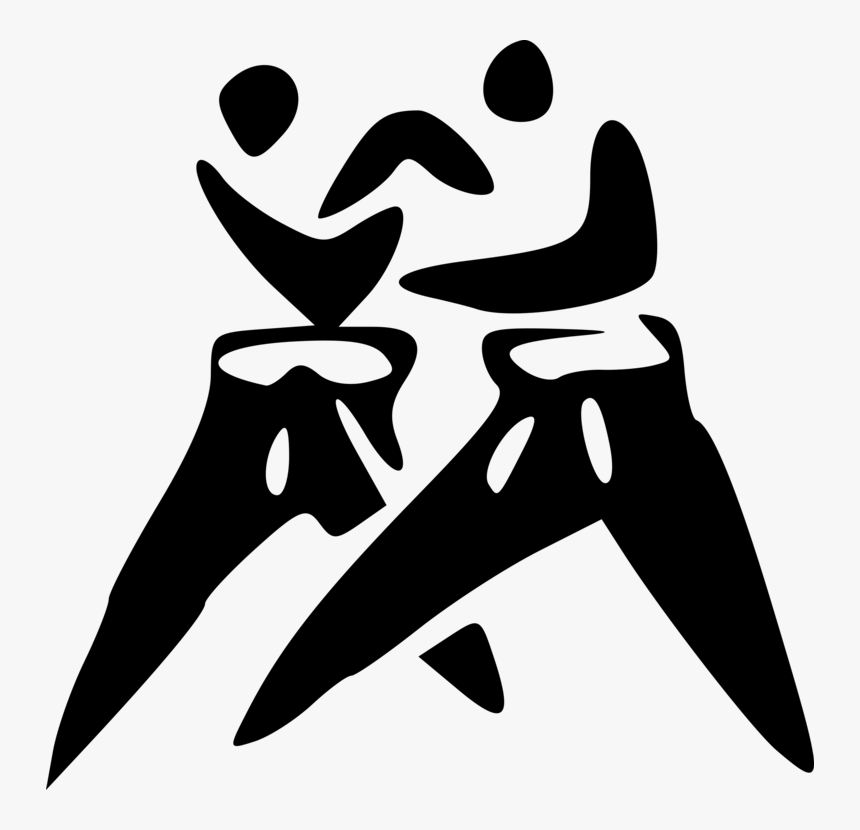 Transparent Karate Silhouette Png - Judo Clipart, Png Download
