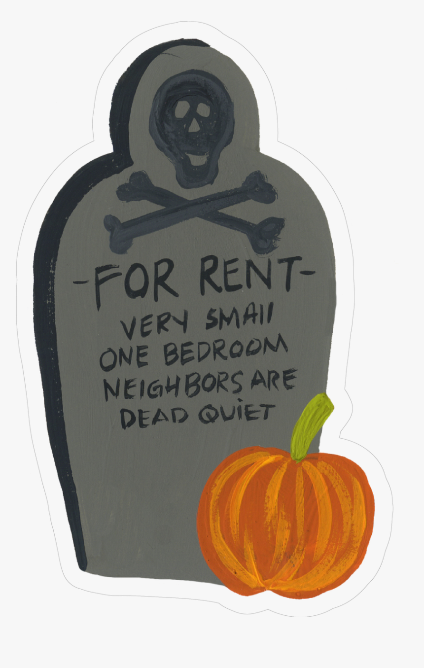 Tombstone Print & Cut File - Pumpkin, HD Png Download