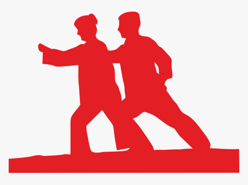 Standing,human Behavior,silhouette - Free Clip Art Tai Chi, HD Png Download