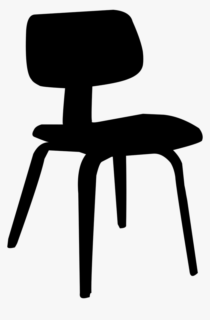 Chai Decorations Silhouette Free Picture - Chair, HD Png Download
