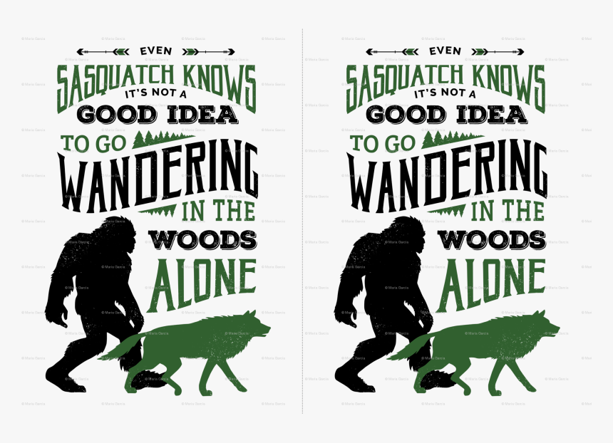 Bigfoot Silhouette Png, Transparent Png