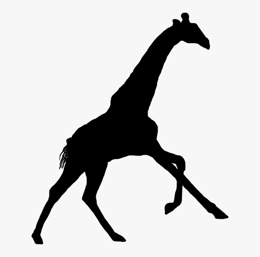 Giraffe Silhouette Png - Simple Giraffe Silhouette Png, Transparent Png
