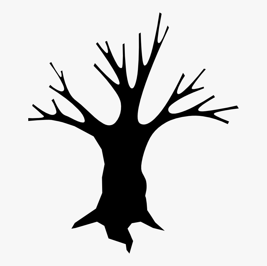 Creepy Tree Cliparts Zone - Spooky Tree Clip Art, HD Png Download