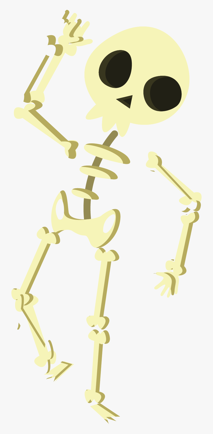 Skeleton Halloween, HD Png Download