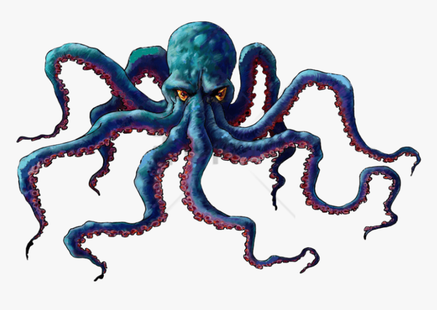 Free Png Octopus Png Png Image With Transparent Background - Sea Monster Transparent Background, Png Download