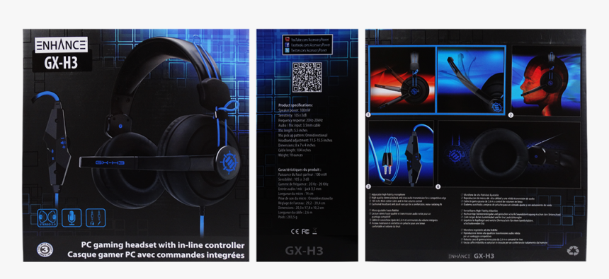 Accessory Power Enhance Gx-h3 - Headphones, HD Png Download