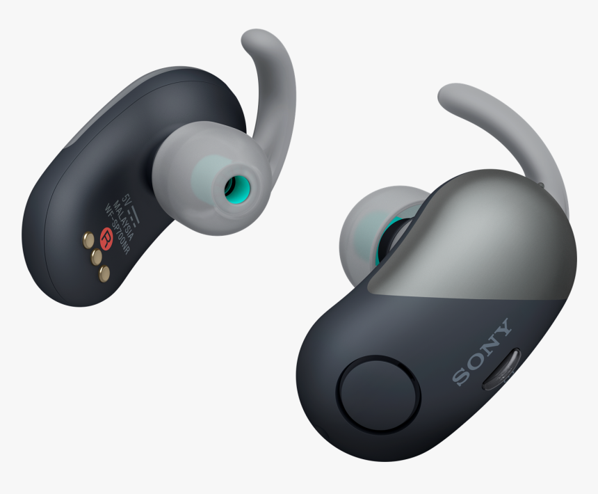 Sony Wf-sp700n Bluetooth Nc Truly Wireless Earphone - Wireless Noise Cancelling Headphones For Sports, HD Png Download