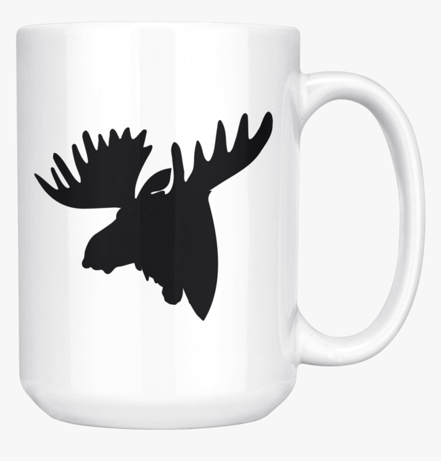 Moose Head Silhouette - Portable Network Graphics, HD Png Download