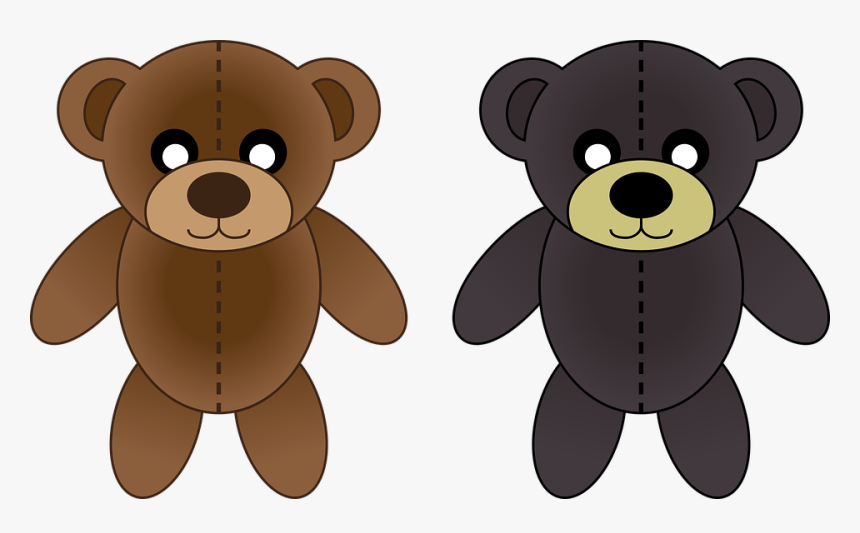Bear, Plush Bear, Toy, Cute, Stuffed Animals - Clipart Bears, HD Png Download