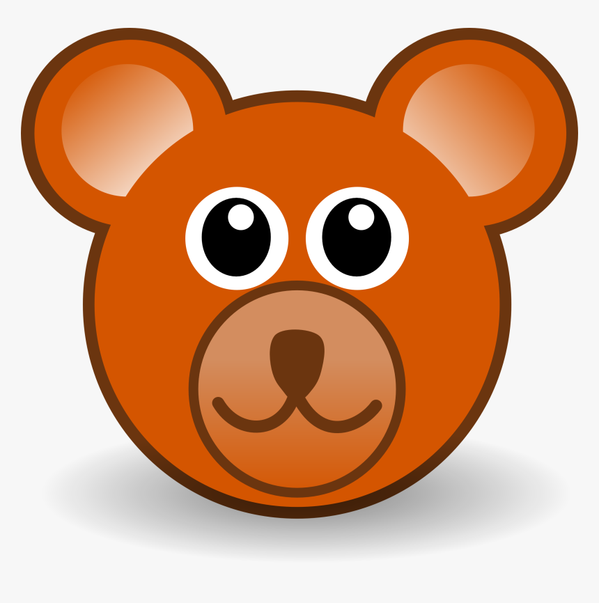 Bear Face Clipart, HD Png Download