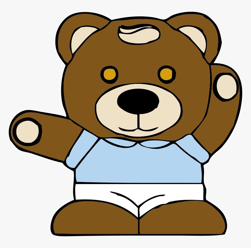 Teddy Bear - Teddy Bear Gif Clipart, HD Png Download
