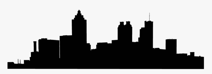 Clip Art City Transprent - Atlanta Skyline Vector Png, Transparent Png