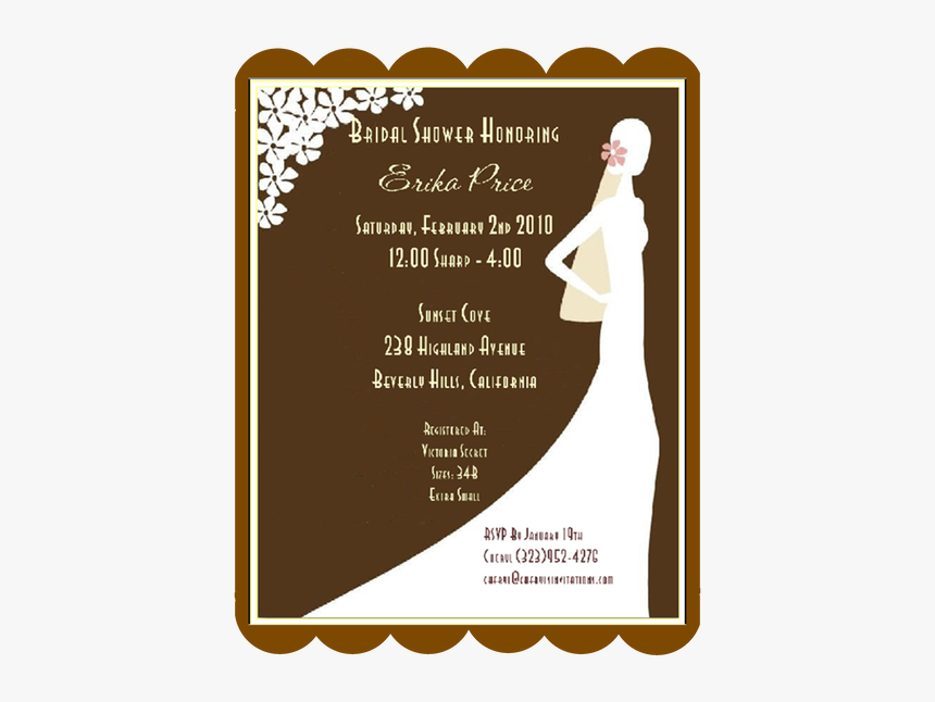 Bridal Shower Invitations, HD Png Download