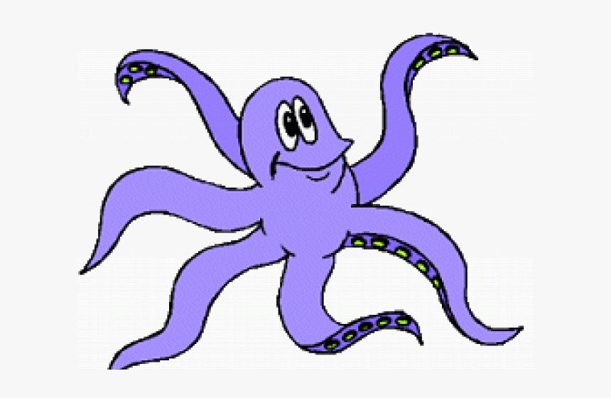 Squid Clipart Animated - Octopus Pictures For Kids, HD Png Download