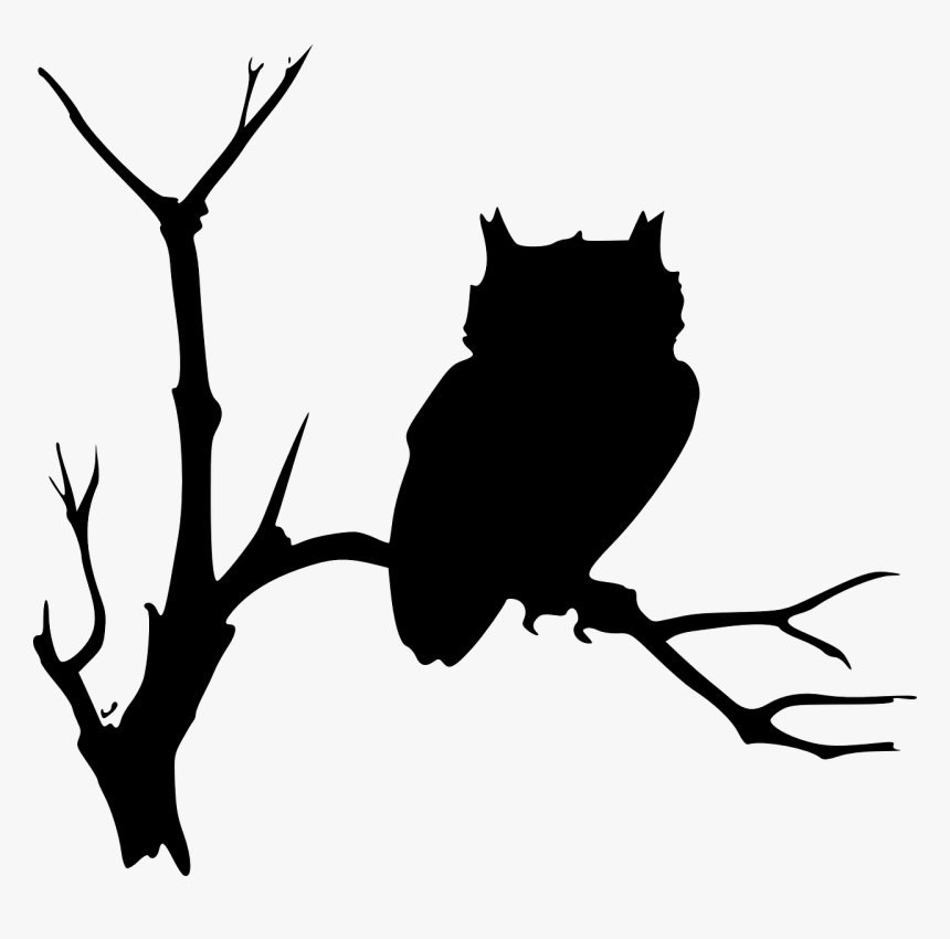 Owl Silhouettes Black Free Picture - Ad Maiorem Dei Gloriam, HD Png Download