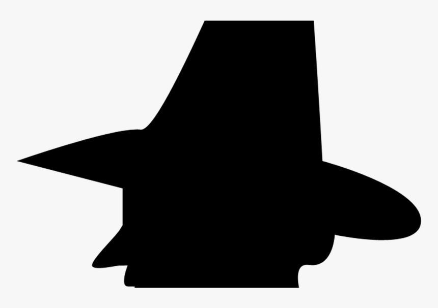Printable Witch Silhouette, Cricket Bat Coloring Pages, HD Png Download