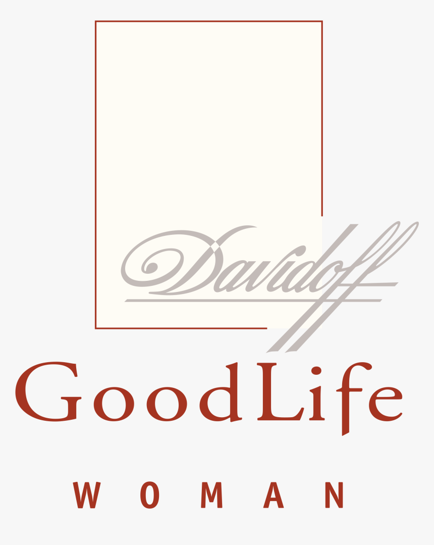 Davidoff Goodlife Woman Logo Png Transparent - Davidoff, Png Download