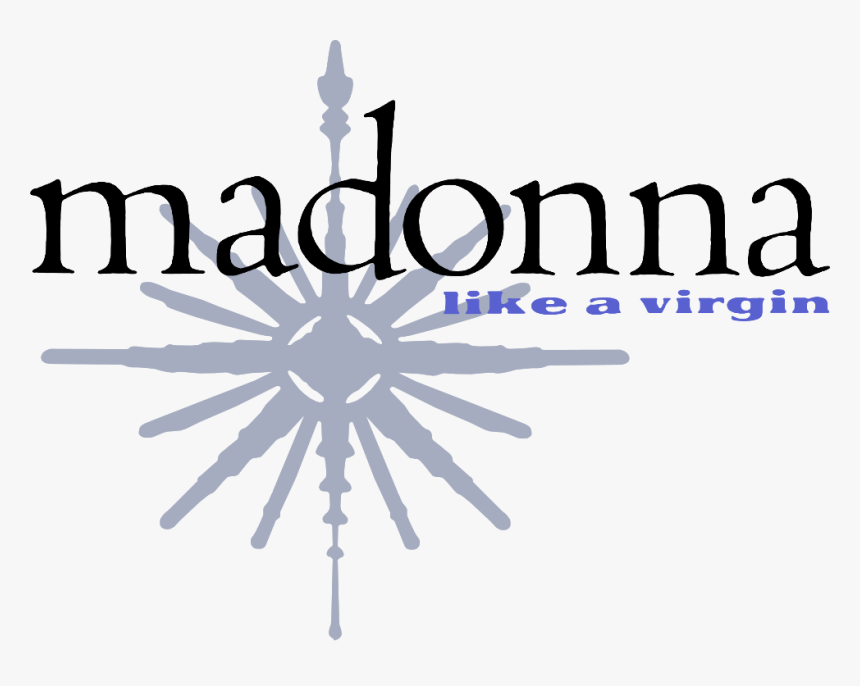 Madonna Like A Virgin Logo Png, Transparent Png