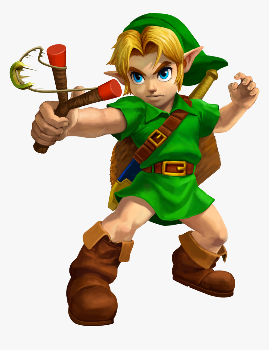 Young Link Ocarina Of Time 3d, HD Png Download , Transparent Png Image